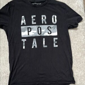 Aeropostale Black w gray camo t-Shirt men’s Medium